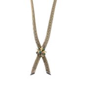 A 1970's design 'V' necklace