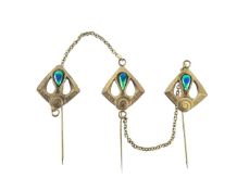 An Arts and Craft tie/cravat pin