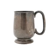 A George V silver mug