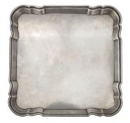 A George V silver tray
