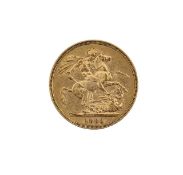 A Victorian 1880 gold full sovereign