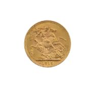 A George V 1915 gold full sovereign