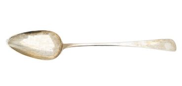 A George III Old English pattern silver basting spoon