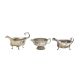 Two silver sauceboats, and a cream jug - Image 1 of 3