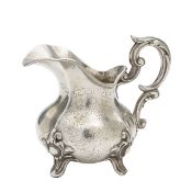 A French silver cream jug