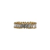 A diamond eternity ring