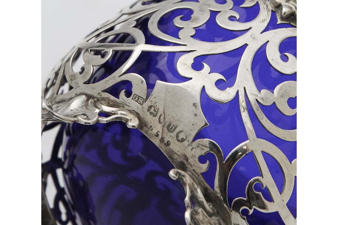 A Victorian silver swing-handled basket - Image 2 of 2