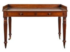A mahogany writing desk