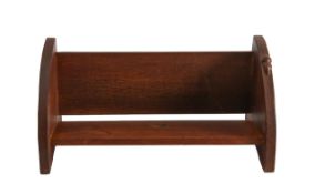 Workshop of Robert 'Mouseman' Thompson, a carved oak book rack