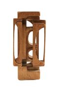 Brian Willsher (British, b.1930), an abstract wood sculpture