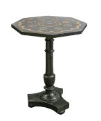 A mid-19th century pietra dura marble table