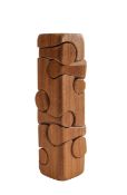 Brian Willsher (British, b.1930), a wood 'Puzzle' sculpture
