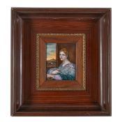 Paul Bonnaud (French, 1873-1953), a Limoges enamel plaque