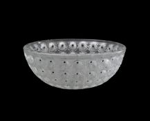 René Lalique (French 1860,1945), a 'Nemours' glass bowl