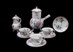 A Gien faience chocolatière service