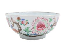 A Chinese famille rose porcelain bowl