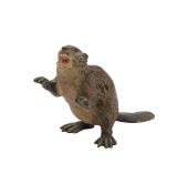 An Austrian cold-painted bronze of a beaver