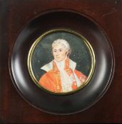 A miniature portrait on ivory of Joseph Fouché