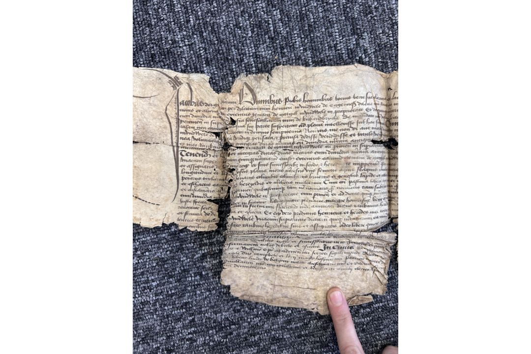 A collection of early vellum documents - Image 14 of 16