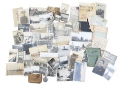 A large collection of WWI and later ephemera