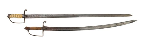 An Naval Officer's sword and a 1786 pattern Infantry Officer's sword