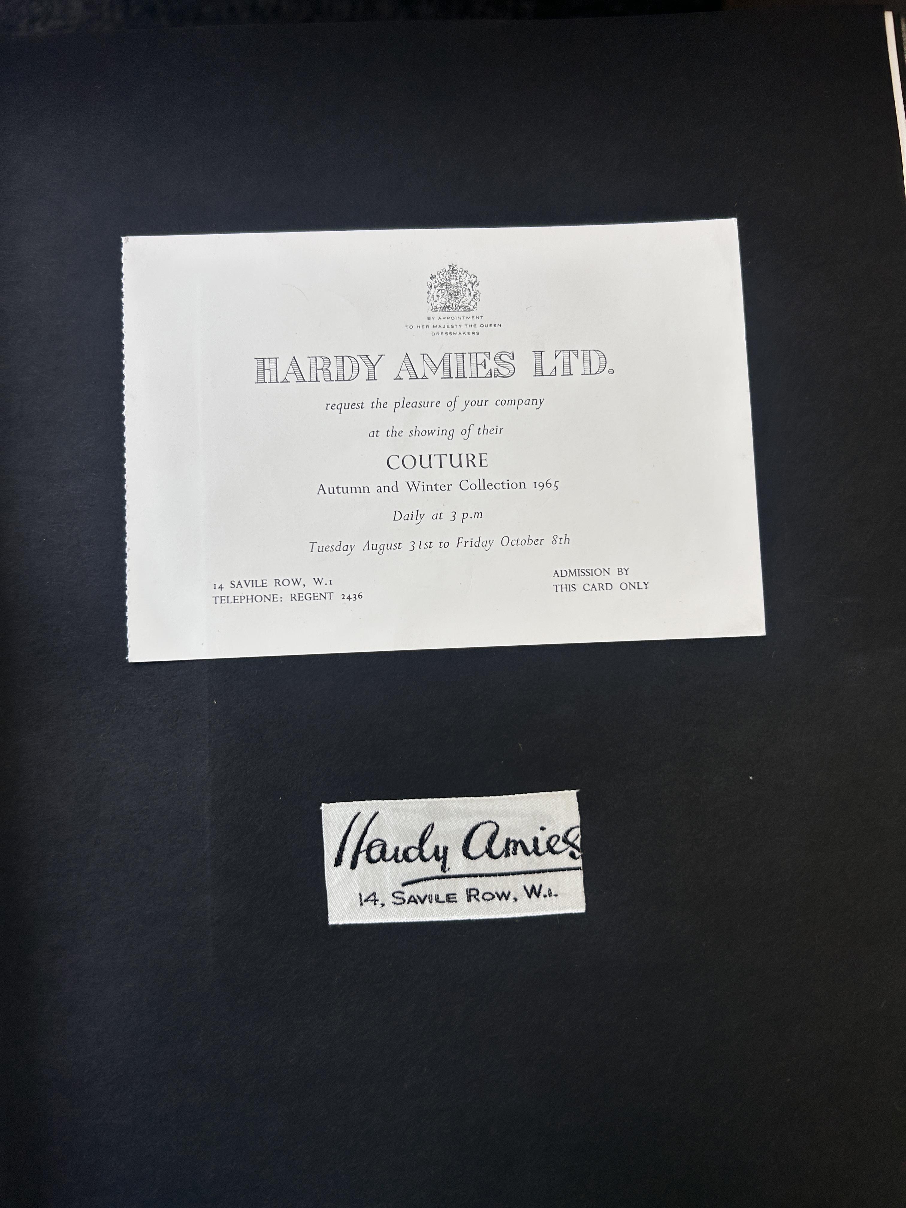 Haute Couture: A signed unpublished biography The House of Hardy Amies - Image 16 of 18