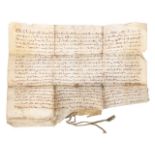 A 13th century vellum document