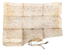 A 13th century vellum document