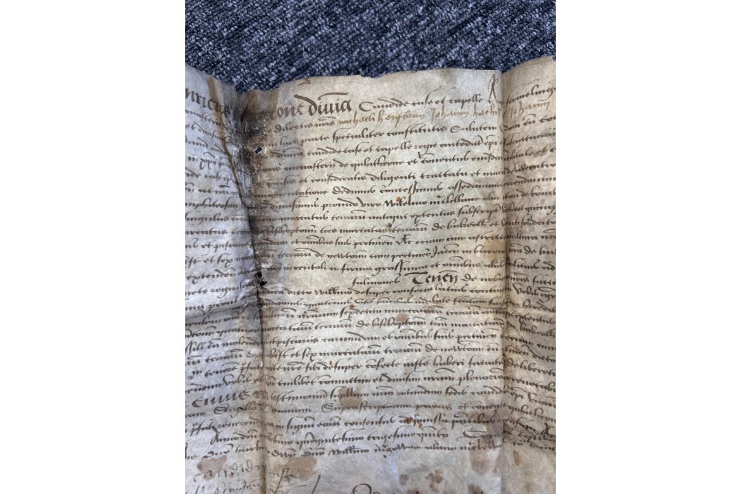 A collection of early vellum documents - Image 9 of 16