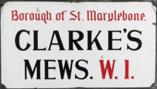 CLARKE'S MEWS W1