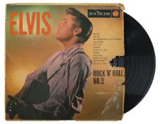 Elvis Presley: A signed Rock n Roll No.2 12-in record