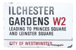 ILCHESTER GARDENS (LEADING TO PRINCES SQUARE AND LEINSTER SQUARE) W2