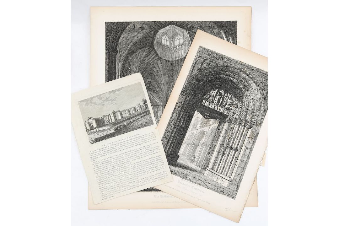 A large collection of book plates and engravings - Image 4 of 4