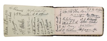 Australian Rugby and Cricket interest: an autograph book