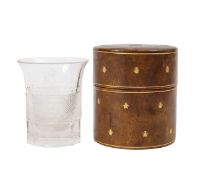 Napoleonic Interest: A glass campaign tumbler