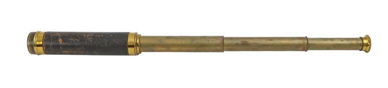 A 1 3/4-inch T & H Doublet brass refracting telescope
