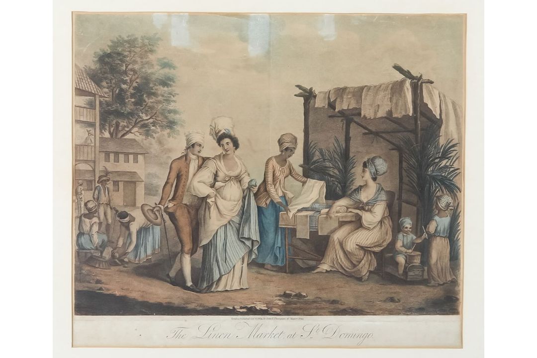 Two early 19th century stipple prints - Image 3 of 3