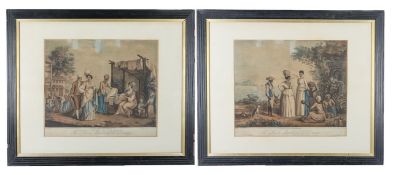 Two early 19th century stipple prints