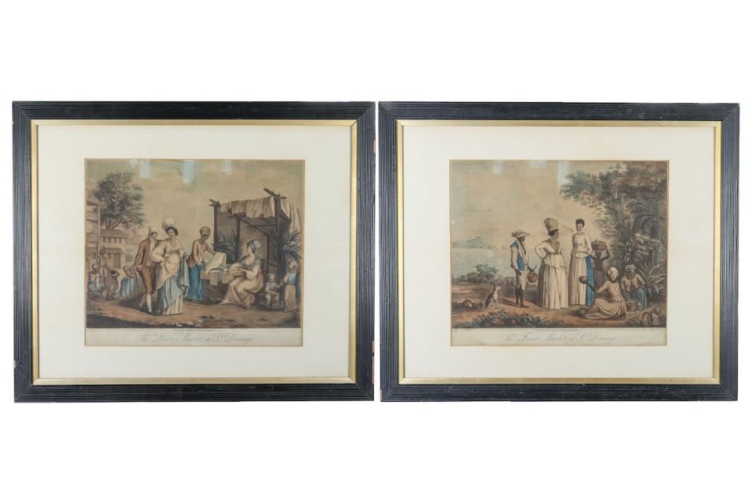 Two early 19th century stipple prints - Image 1 of 3