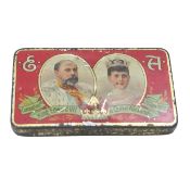 ROYAL INTEREST: A commemorative chocolate tin for the Coronation of King Edward VII & Queen Alexandr