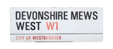 DEVONSHIRE MEWS WEST W1