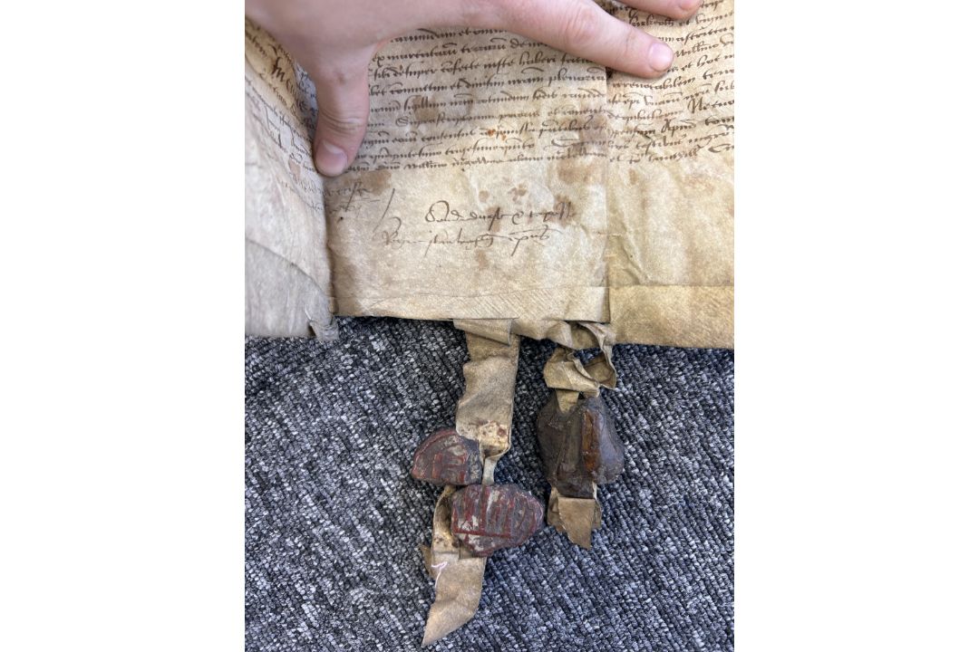 A collection of early vellum documents - Image 10 of 16