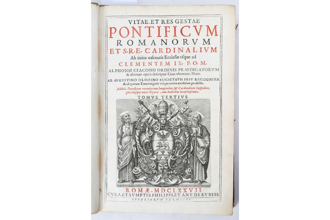 PONTIFIUM, Romanorum one Volume - Image 1 of 3