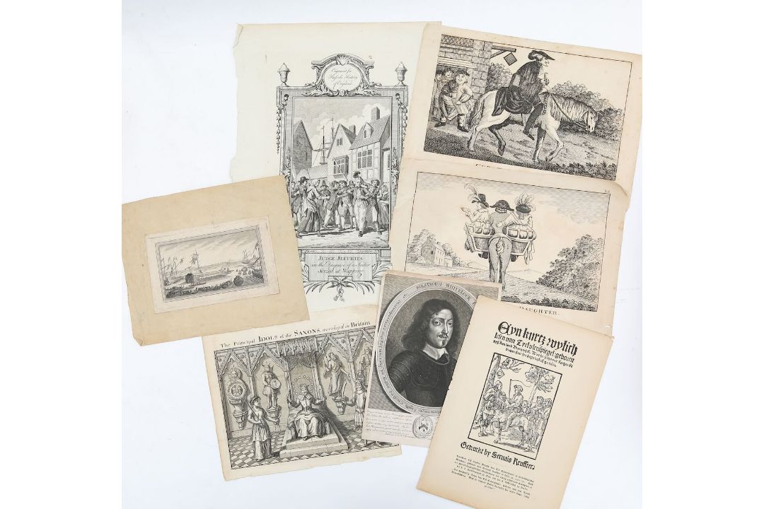 A large collection of book plates and engravings - Image 3 of 4