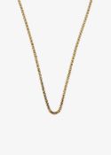 A fancy link necklace with Continental marks