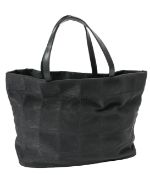 A Chanel 'Travel Line' black shoulder bag