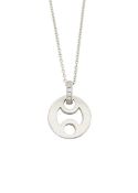 An 18ct astrology diamond pendant necklace