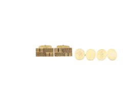 Two pairs of cufflinks