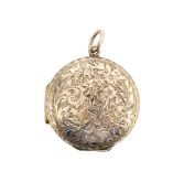 A Victorian four compartment family portrait locket