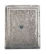 An Iranian silver cigarette case